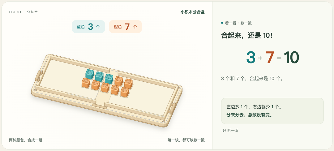 小积木数学的实际界面